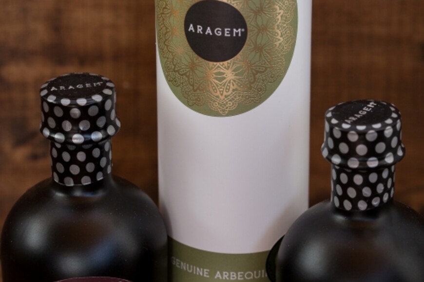 Oli d'oliva verge extra i vinagres 'Aragem'