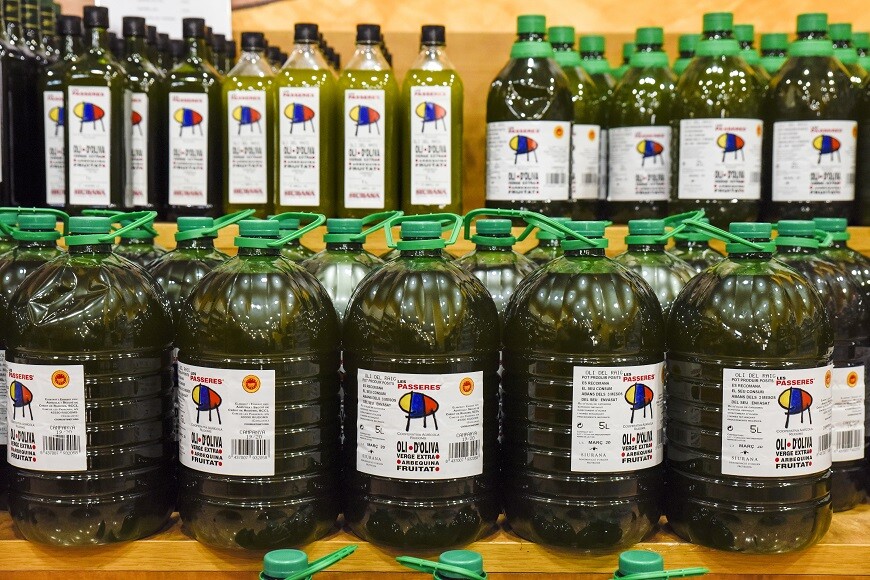 Oli d'oliva verge extra de la Cooperativa Agrícola de Riudoms